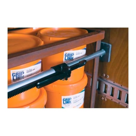 Kinedyne Kinedyne Saf-T-Lok Round Aluminum Bar 10088 with Pivoting Feet - Adjusts from 90"W to 105"W 10088